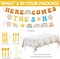 24 Guests-Here Comes The Son Baby Shower Decorations, Sun Party Supplies (Yellow, Orange)